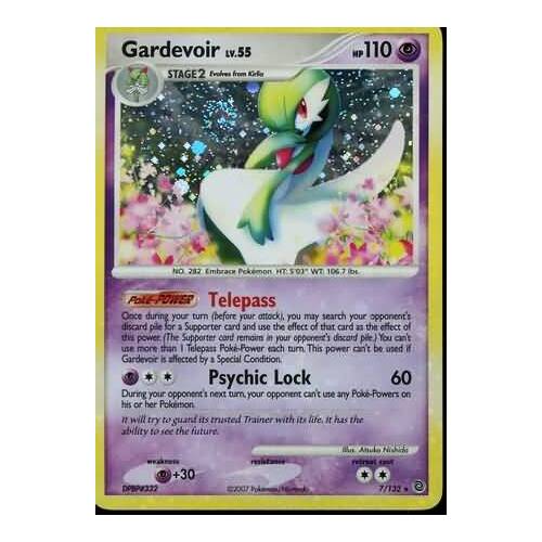 Gardevoir - 7/132 - Holo Rare NM Diamond & Pearl: Secret Wonders