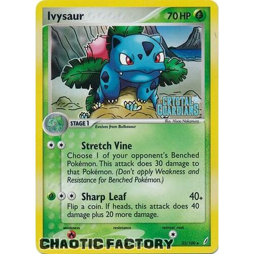 Ivysaur - 35/100 - Uncommon Reverse Holo LP