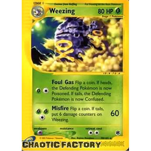 Weezing - 70/165 - Rare NM