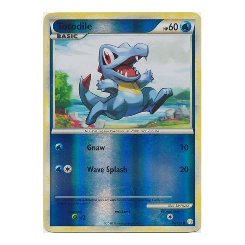 Totodile - 86/123 - Common Reverse Holo NM