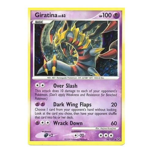 Giratina - 10/127 - Holo Rare LP