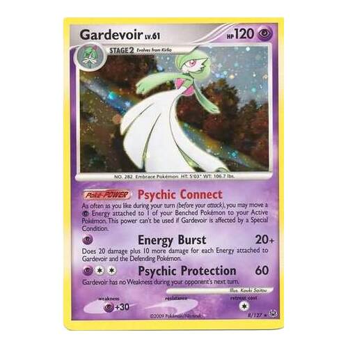 Gardevoir - 8/127 - Holo Rare NM Platinum (Base Set)