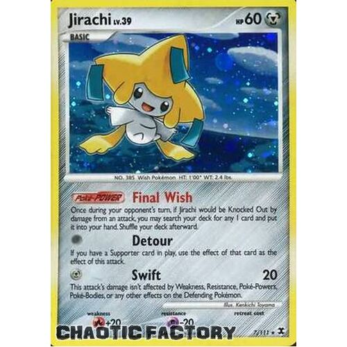 Jirachi - 7/111 - Holo Rare LP