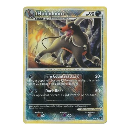 Houndoom 5/90 HGSS Undaunted League Promo NM