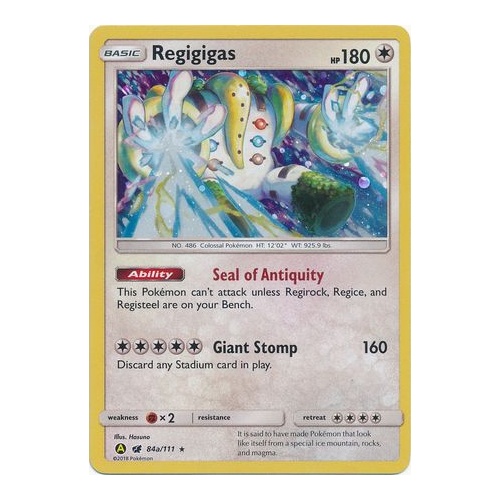 Regigigas - 84a/111 - Alternate Art Promo NM