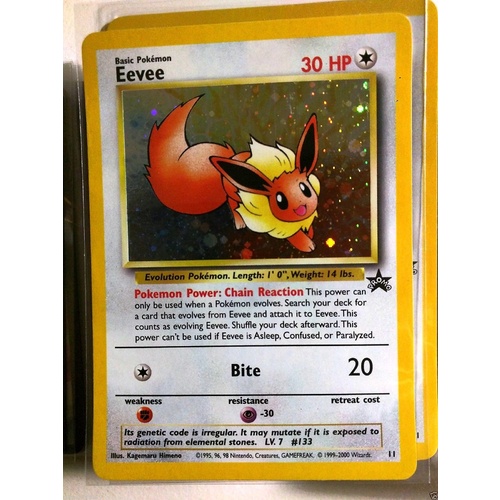 POKEMON TCG Eevee - 11 - Holo Rare Blackstar Promo NM WOTC