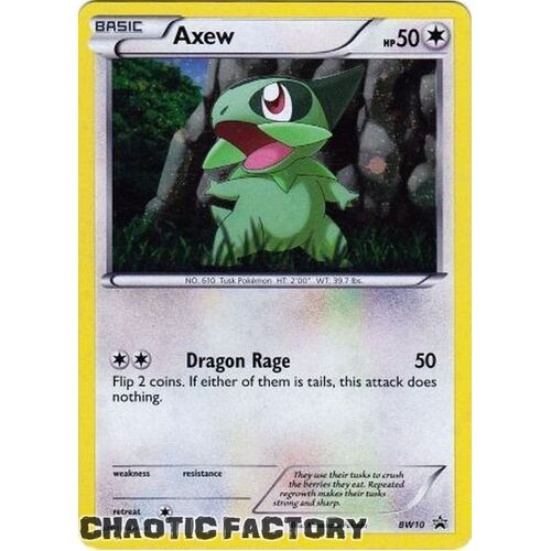 Axew - BW10 - Holo Promo NM