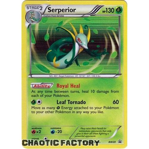 Serperior - BW20 - Holo Promo NM