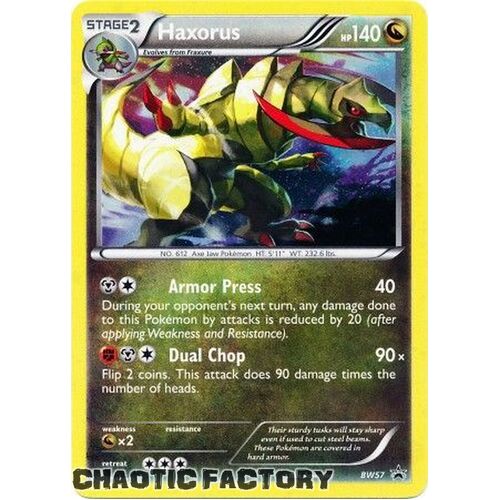 Haxorus - BW57 - Holo Promo NM