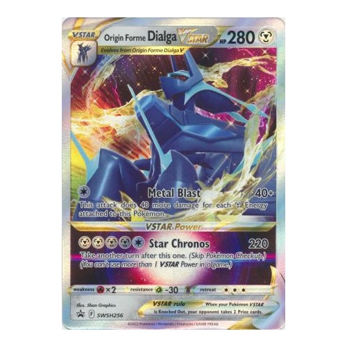 Origin Forme Dialga VSTAR - SWSH256 - Full Art Promo NM