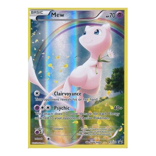 POKEMON TCG Mew - XY110 - Holo Promo Generation NM