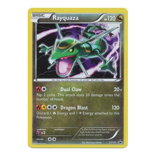 Rayquaza - XY141 - Holo Rare Promo NM