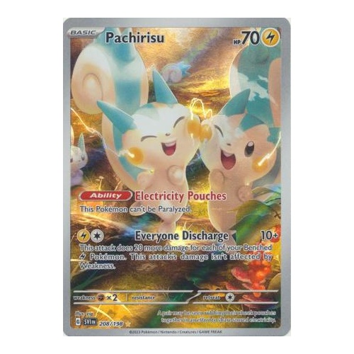 Pachirisu - 208/198 - Illustration Rare NM