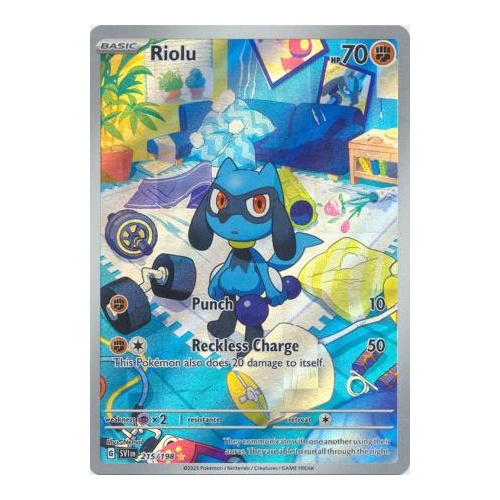 Riolu - 215/198 - Illustration Rare NM