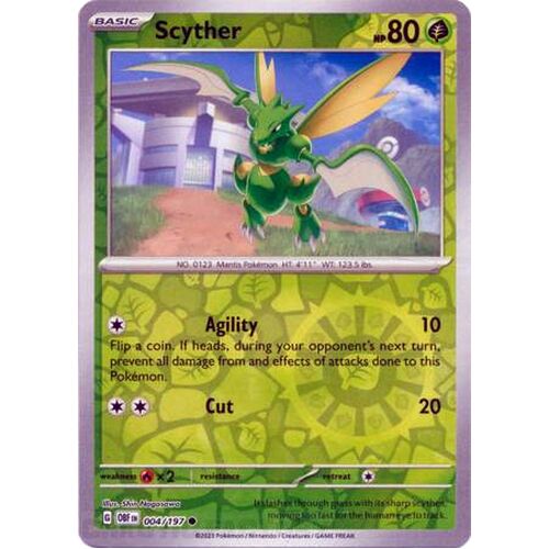 Scyther - 004/197 - Common Reverse Holo NM