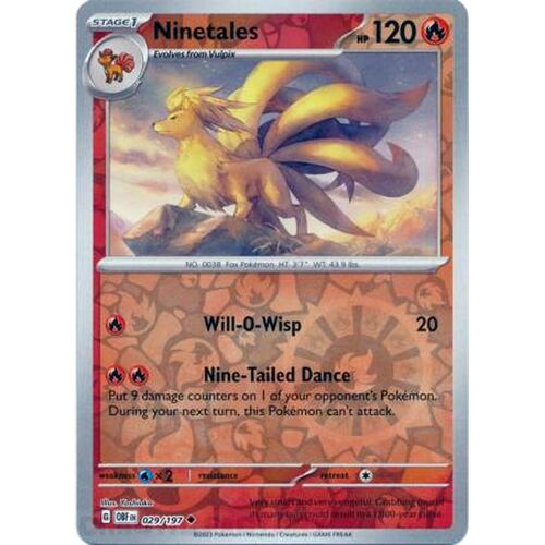 Ninetales - 029/197 - Uncommon Reverse Holo NM