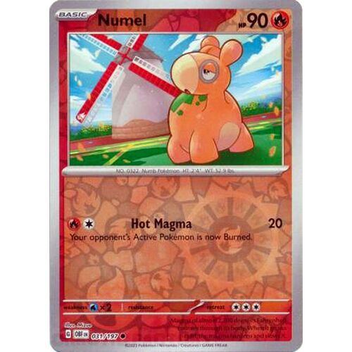 Numel - 031/197 - Common Reverse Holo NM