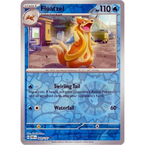 Floatzel - 049/197 - Uncommon Reverse Holo NM