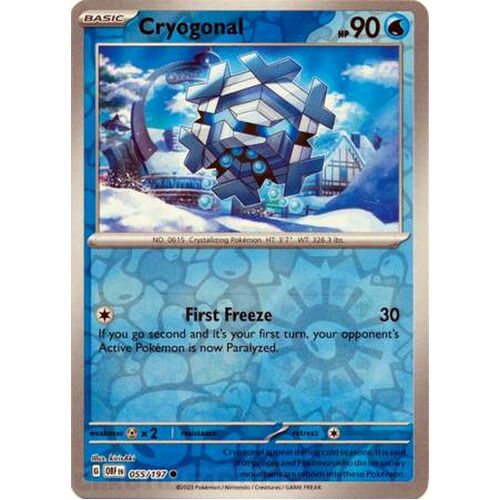 Cryogonal - 055/197 - Common Reverse Holo NM