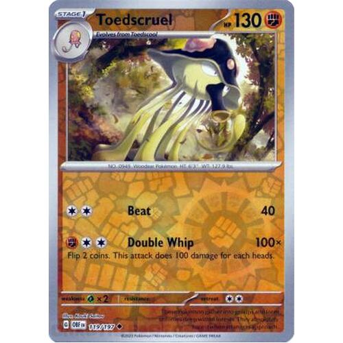 Toedscruel - 119/197 - Uncommon Reverse Holo NM