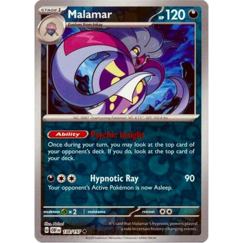 Malamar - 138/197 - Uncommon Reverse Holo NM