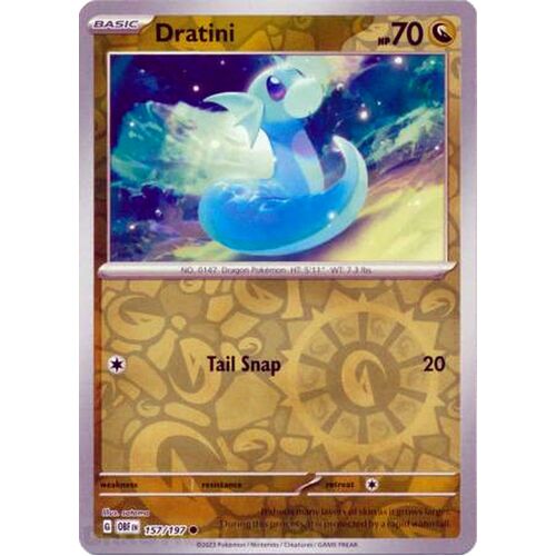 Dratini - 157/197 - Common Reverse Holo NM