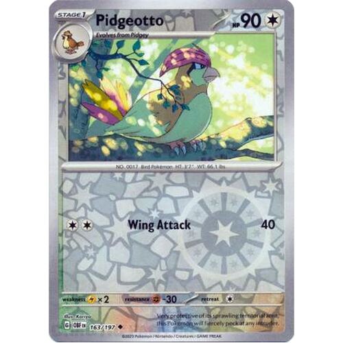 Pidgeotto - 163/197 - Uncommon Reverse Holo NM