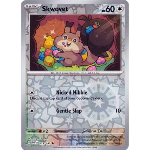 Skwovet - 178/197 - Common Reverse Holo NM