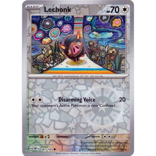 Lechonk - 181/197 - Common Reverse Holo NM