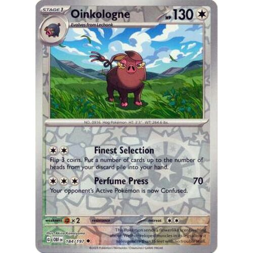 Oinkologne - 184/197 - Uncommon Reverse Holo NM