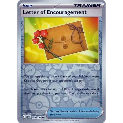 Letter of Encouragement - 189/197 - Uncommon Reverse Holo NM