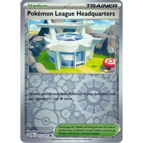 Pokemon League Headquarters - 192/197 - Uncommon Reverse Holo NM