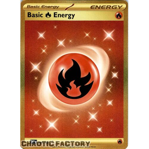 Fire Energy - 230/197 - Gold Secret Rare NM