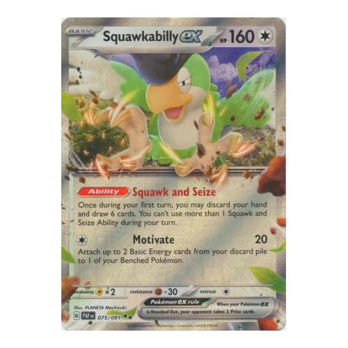 Squawkabilly ex - 075/091 - Ultra Rare NM