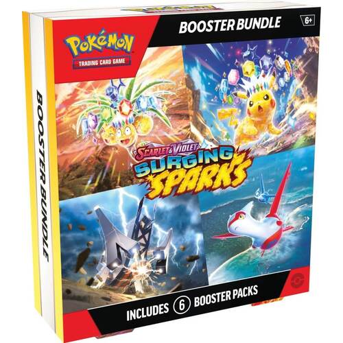 POKEMON TCG Scarlet & Violet 8 Surging Sparks BOOSTER BUNDLE