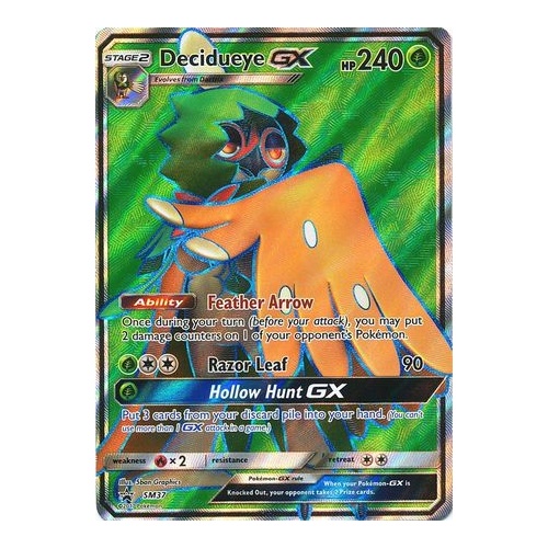 Decidueye GX - SM37 - Full Art Promo LP