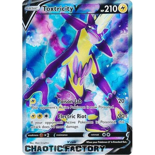 Toxtricity V - 182/192 - Full Art Ultra Rare NM