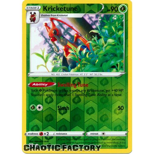 Kricketune - 010/189 - Uncommon Reverse Holo NM