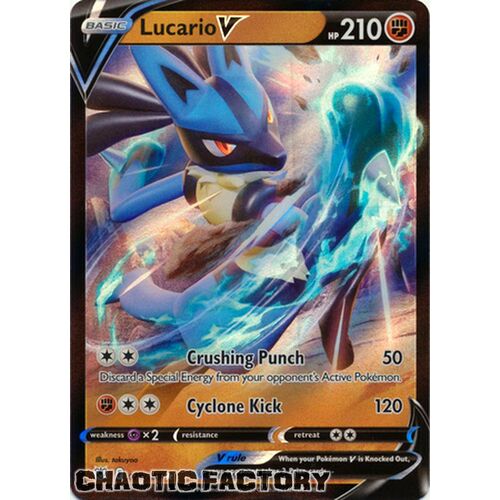 Lucario V - 078/189 - Ultra Rare NM