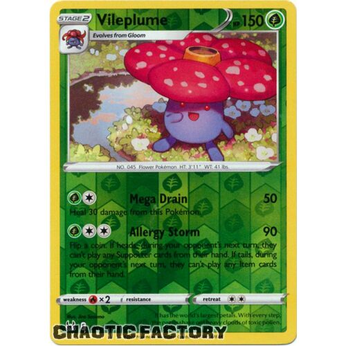 Vileplume - 003/196 - Holo Rare Reverse Holo NM