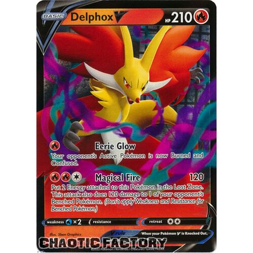 Delphox V - 027/196 - Ultra Rare NM