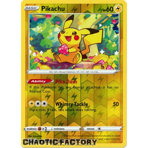 Pikachu - 052/196 - Common Reverse Holo NM