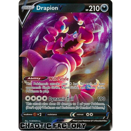 Drapion V - 118/196 - Ultra Rare NM