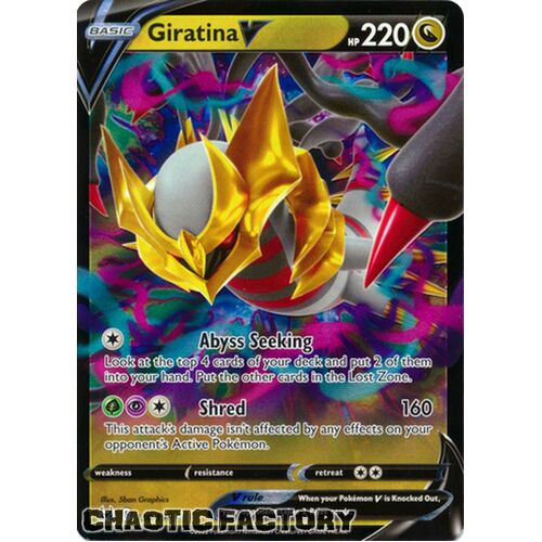 Giratina V - 130/196 - Ultra Rare NM