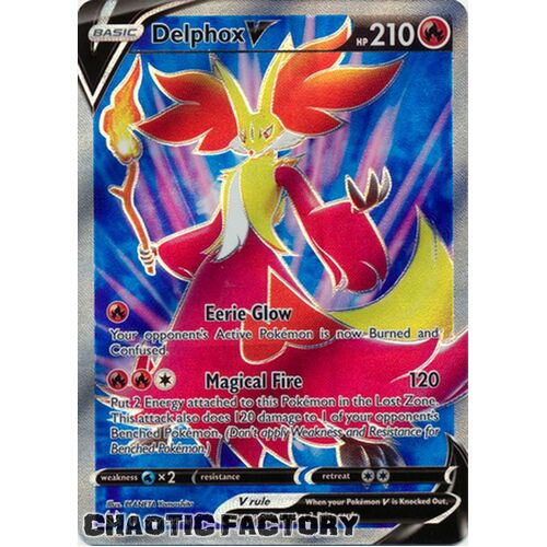 Delphox V - 173/196 - Full Art Ultra Rare NM