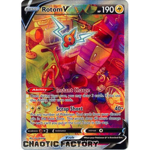 Rotom V - 177/196 - Alternate Art Ultra Rare NM