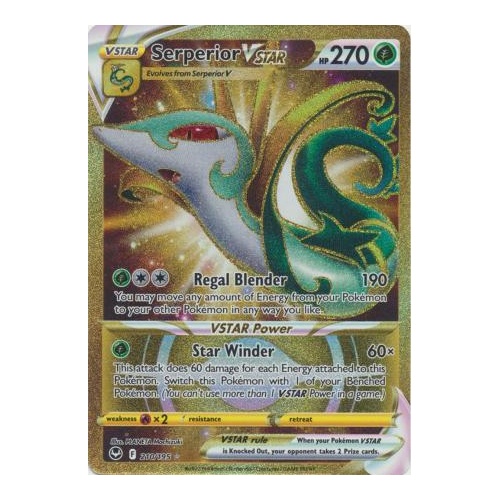 Serperior VSTAR - 210/195 - Secret Rare NM