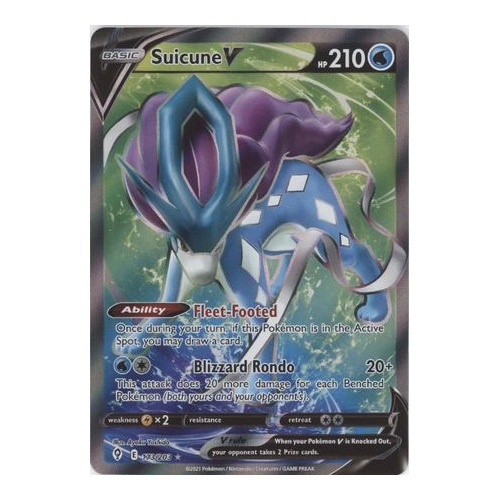 Suicune V - 173/203 - Full Art Ultra Rare NM