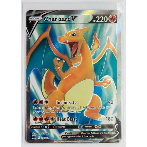 Charizard V - 153/172 - Full Art Ultra Rare NM