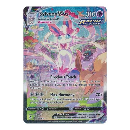 Sylveon VMAX - 212/203 - Alternate Art Secret Rare NM